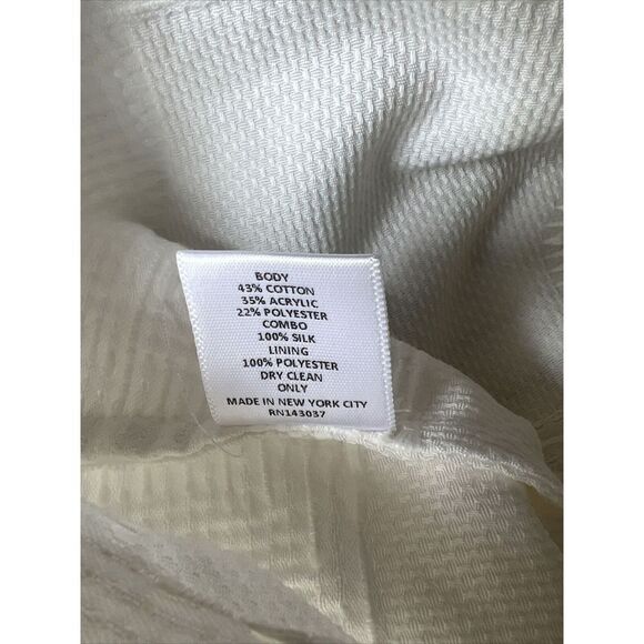 Hunter Bell Womens White Sleeveless Top Mesh Frayed Decor - Picture 10 of 11